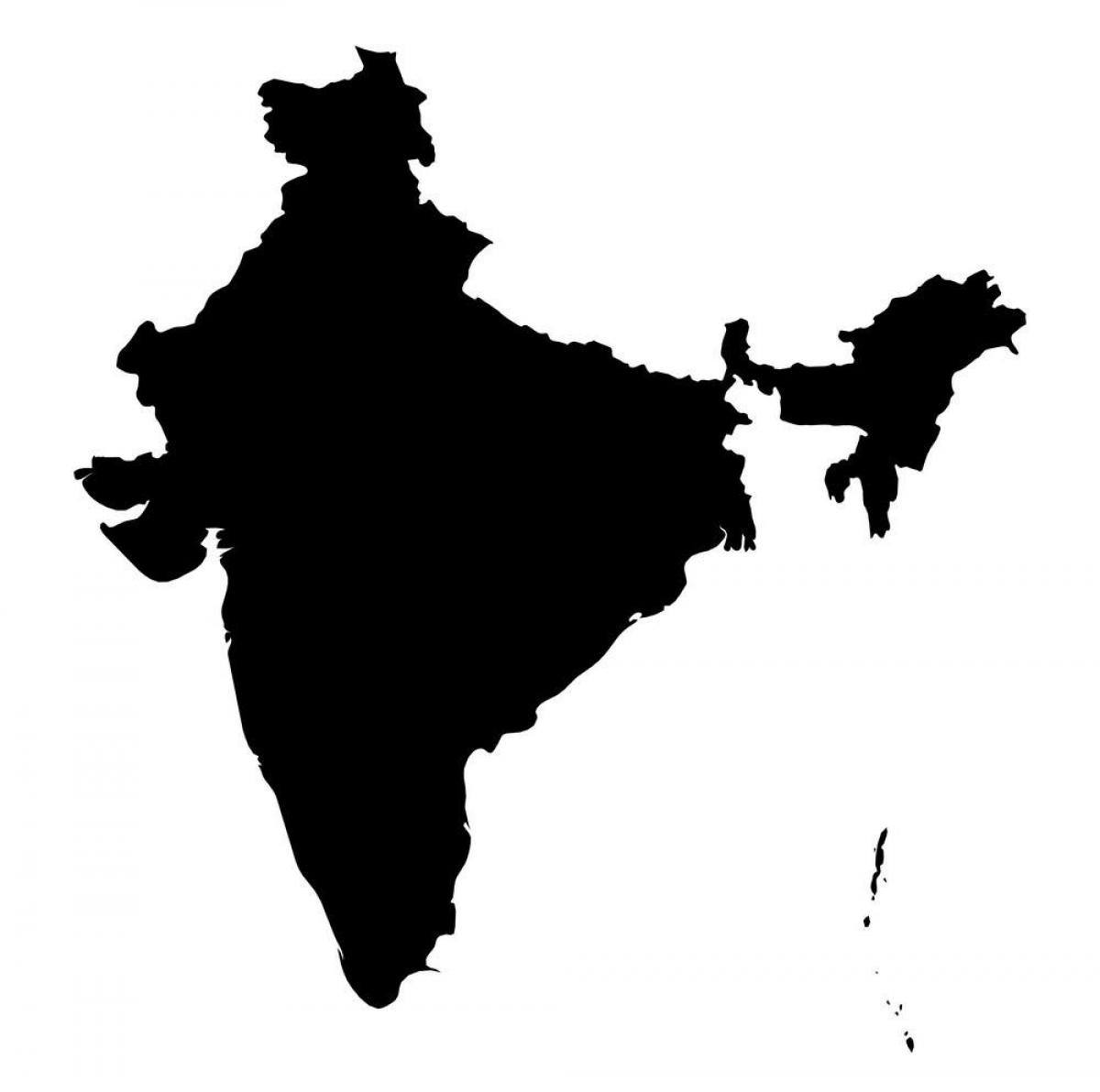 Vectorkaart van India